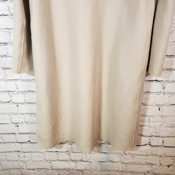 LANIUS 100% VIRGIN WOOL LONG COAT Size 42 Large - Picture 10 of 15